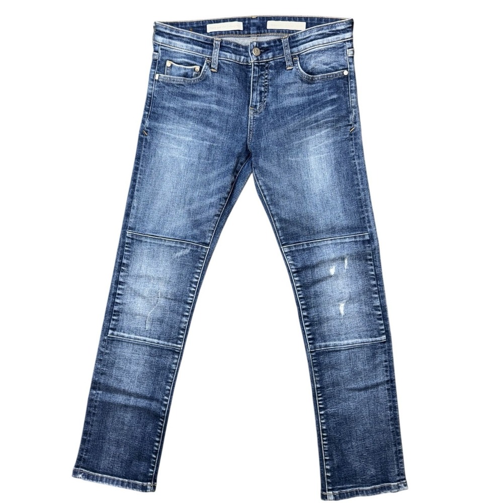 Pilcro‎ and the Letterpress Parallel Straight Stretch Distressed Jeans Sz 28
